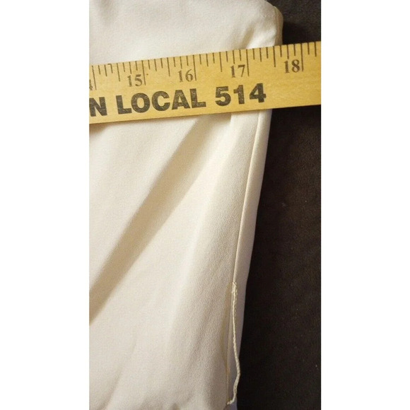 White By Vera Wang Gown One Shoulder Champagne Sz 10 Wedding Formal Dress - Picture 15 of 16